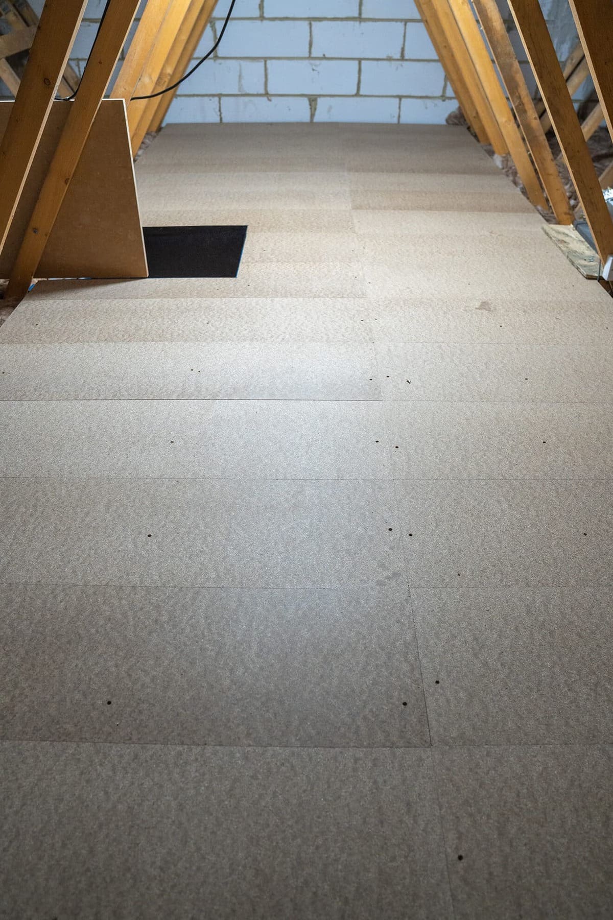 completed loft boarding installation project
