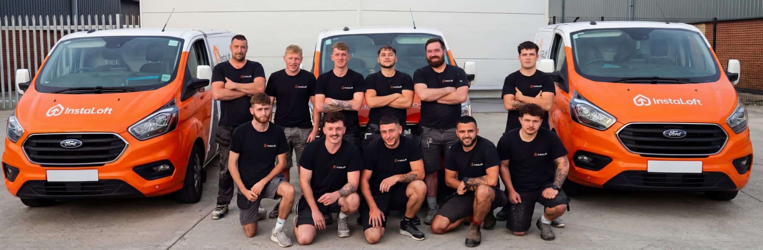 instaloft installation team photo